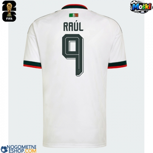 Moški Nogometni dresi Mehika Raul Jimenez #9 Gostujoči SP 2026 Kratek Rokav